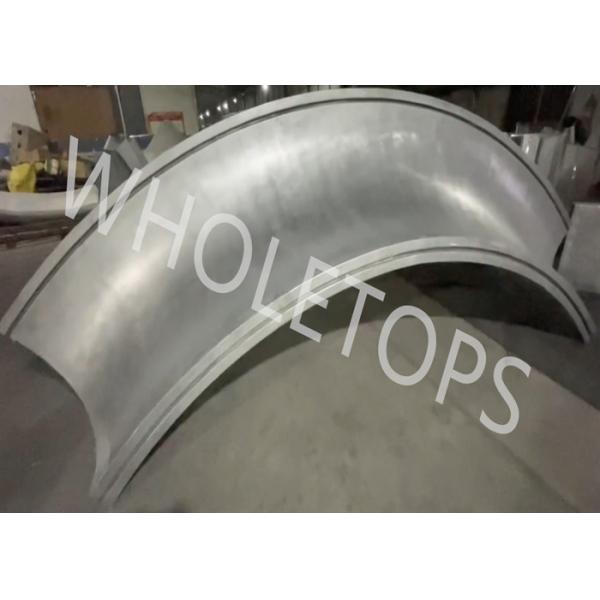 White Color PVDF Coating Hyperbolic Aluminum Panel For Curtain Wall