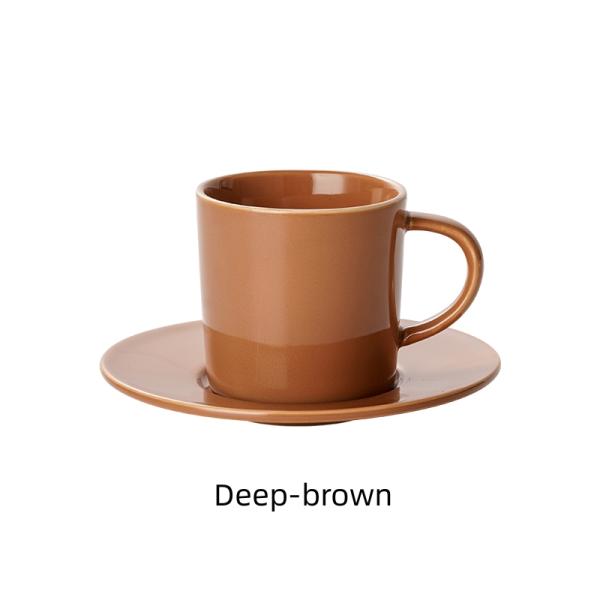 Color Glaze Porcelain Water Milk Tea Mug 250ml For Business Gifts And Custom Design