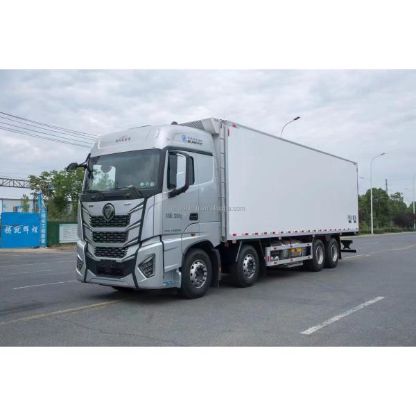 Foton 8.5m 3 Axis 6x2 Refrigerated Box Truck Gasoline Fuel Type Euro 4