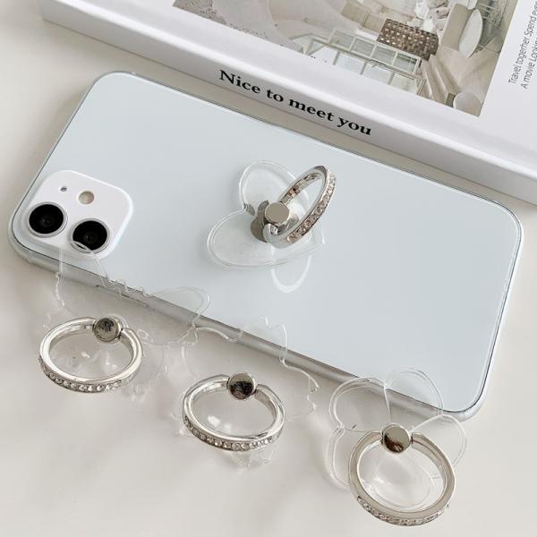 Transparent Small Giveaway Gifts Ultraportable Cell Phone Ring Holder