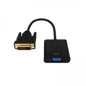 China DVD Player HDTV DVI to VGA 24+1 Male to Female Adapter on sale
