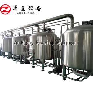 China Automatic 2000L Turnkey Brewing System , All Grain Commercial Brewing Equipment on sale