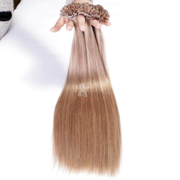 Premium Quality 100% Brazilian Crazy Colored Soft and Shining U-tip remy hair extension