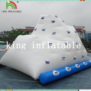 Quality Backyard White Inflatable Water Iceberg / Durable PVC Custom Logo Printed Water Toy wholesale
