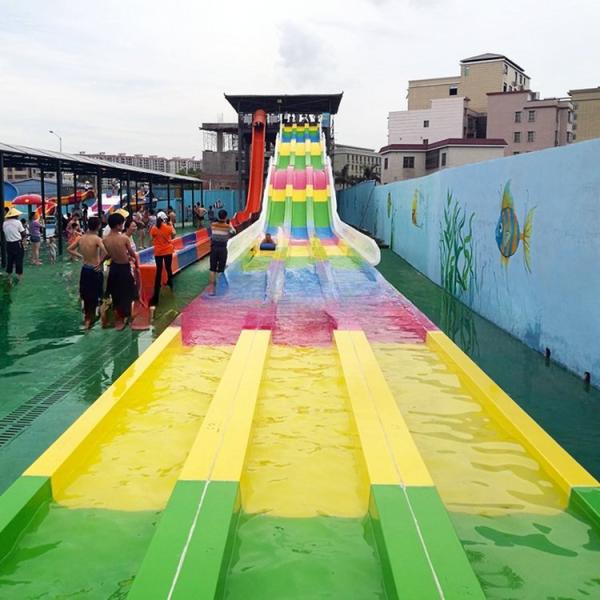 Rainbow Wavy Slide for Water Park