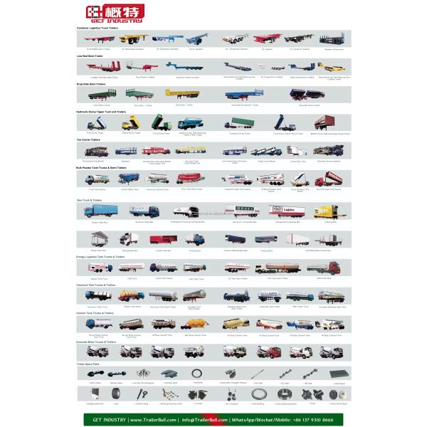 43500L 3 Axles Carbon Steel Insulated Tanker Trailers For Palm Oil Crude Oil Bitumen