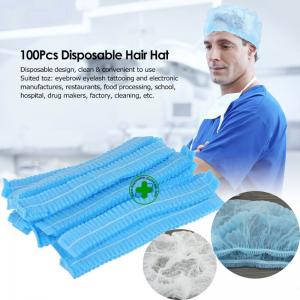 China Non Woven Fabric Disposable Protective Suit Hospital Medical Surgical Nursing Cap on sale