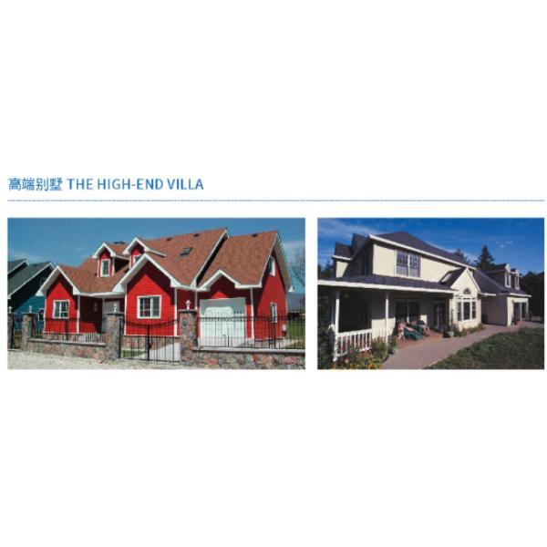 Q355B Q235B Steel Structure Housing Windproof Lightweight Steel Frame Villa