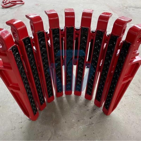 API Specification 7K Interchangeable Tapered Slides Safety Clamp For Easy Adaptation To Different Pipe Sizes For Oilfield