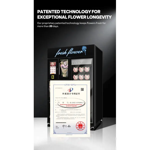 Haloo Vending Machine Supplie R20 Locker Touch Screen Flower Vending Machine