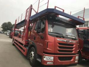 Quality FAW CA1560 4x2 Double Layers Flatbed Truck For Transporting Cars Manual Transmission Type wholesale
