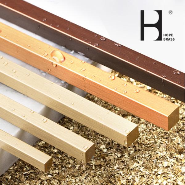 C38500 1m Length Brass Copper Flat Bar Stock With Mill Finishing