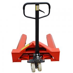 Quality Reel Carrier HPT30N 1000kg Fork Pallet Hand Hydraulic Lifting Trolley wholesale