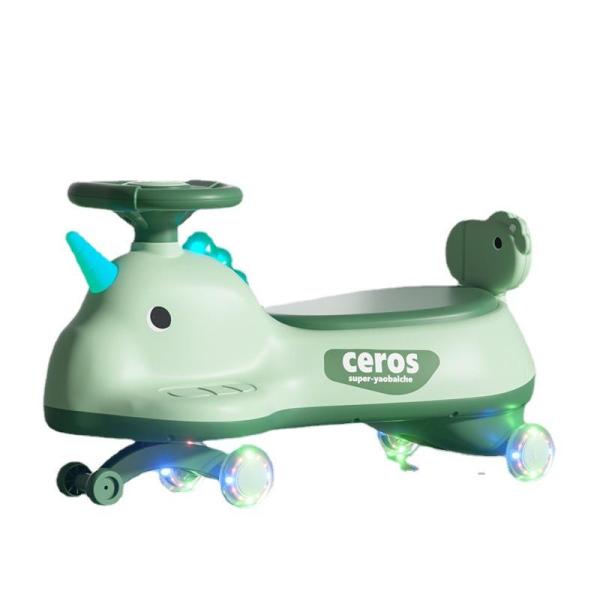 Anti-Rollover Flash Wheel Swing Ride On Scooter Car for Kids Carton Size 69*25*32cm