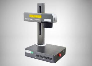 Quality Small Volume Metal Mini Fiber Laser Marking Machine Fast Speed Tabletop 30-60khz wholesale