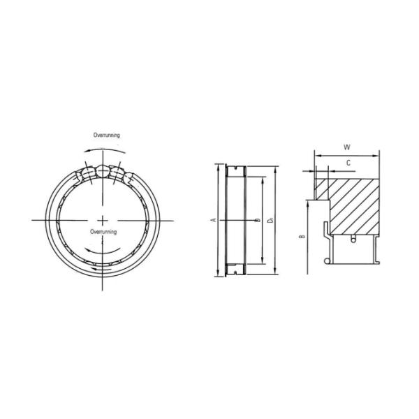 FWD331608CRB Wedge Bearing Cage CRS CRB FWD331608CRS Freewheel Bearings