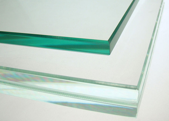 High Strength Clear Tempered Glass 8mm Thickness With Polished Edge
