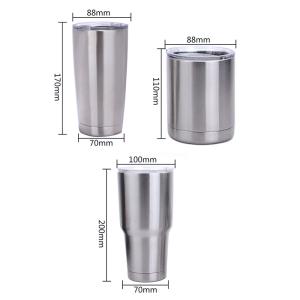 Double Wall Vacuum Insulated 900ML 30OZ Stainless Steel Tumbler