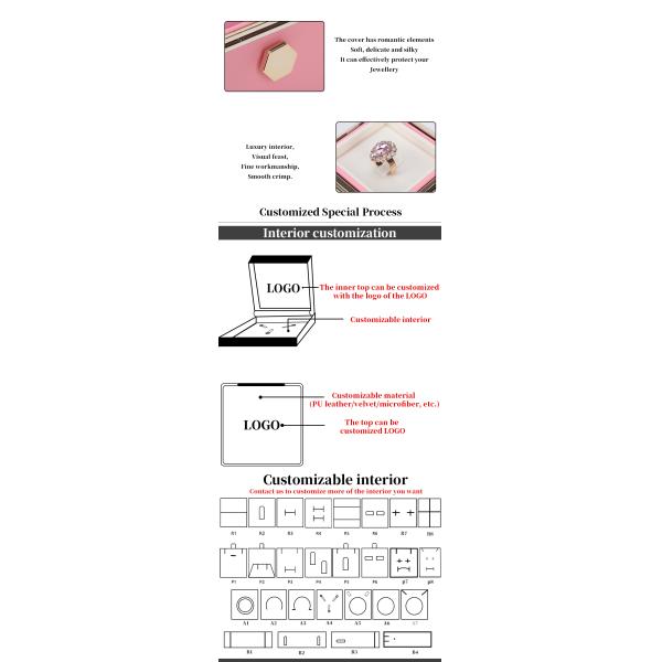 Preserved Soap Rose Flower Jewelry Box For Valentine's Day Gift Jewelry Package