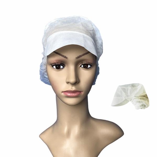 Surgeon Medical Bouffant Cap For Food Non Woven Mob Cap Disposable