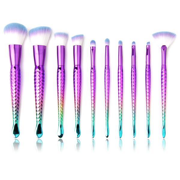 Microcrystal Soft 7PCS EVA Box Makeup Brushes Travel Kit