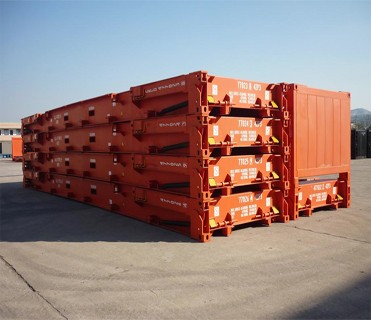 40ft 40' Steel Corten Steel Flat Rack Shipping Containers with Plywood Floor and Collapsible End Flatrack CSC Certified