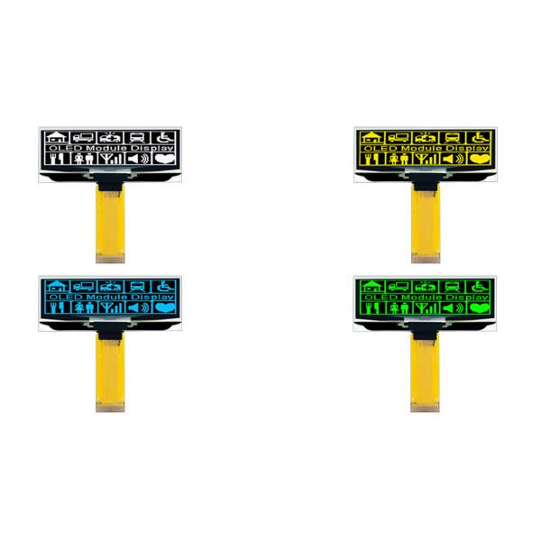 2.23 Inch PMOLED Display Module, 128*32 Resolution, 24 PINS 3/4 SPI,I2C Interface