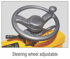 Airport Electric Tow Tractor 4 Wheel Platform High Range Steering Design