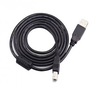 Quality Black High Speed USB Cable , A Male To A Female 2.0 USB Printer Cord wholesale