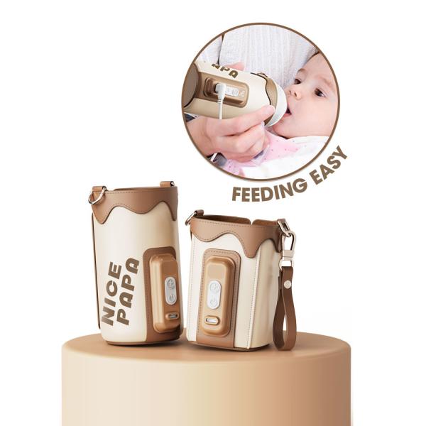USB Rechargeable Heating Travel Bottle Warmer For Baby Feeding