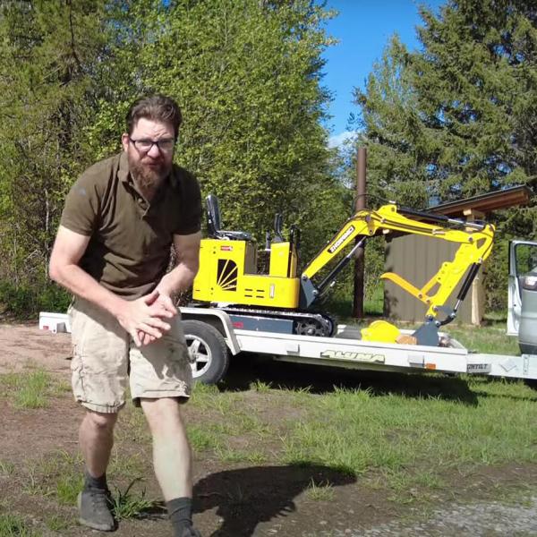 Maximum Excavation Depth 1700mm Mini Crawler Excavator With Diesel Engine