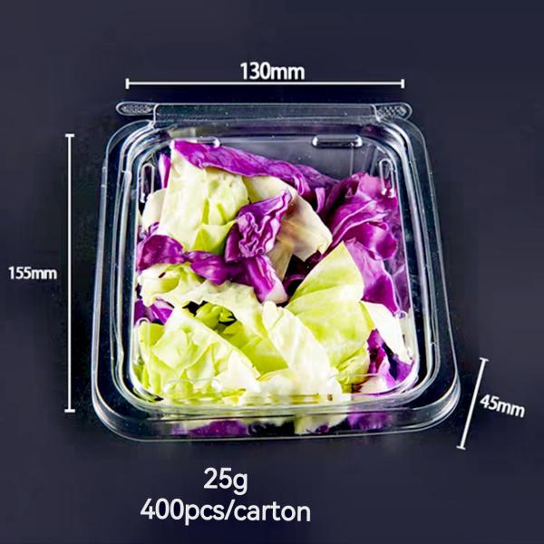 8oz 12oz 16oz 24oz 32oz 48oz Delicatessen Boxes With Clear Lids Food Clamshell Box Disposable Fruit Packaging Food Container