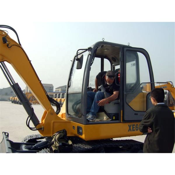 XE60D Light Duty Excavator , Hydraulic Crawler Excavator With 6T Operate Weight