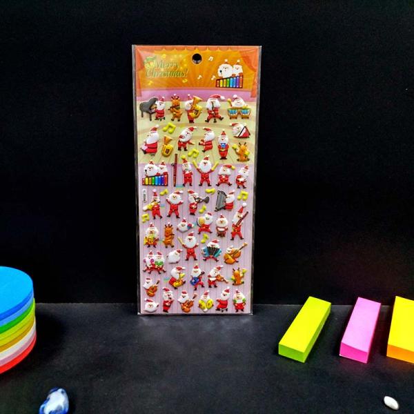 0.7mm Festive Stickers Candy Gift 3D Foam Stickers For Promotional Gifts