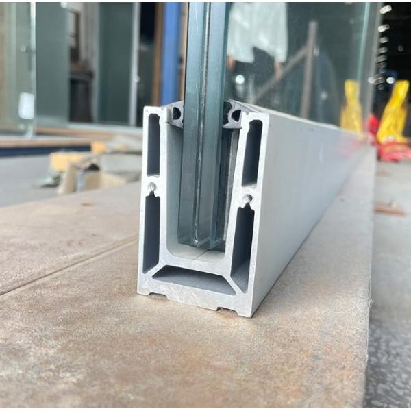 Aluminum Hardware Railing Glass Clamp Balcony Balustrade LED Glass Railing Price