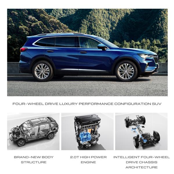 2024 Bu-ick Envision Plus Speed Gasoline Mini Car SUV with Ample Energy Fuel Cell Body Structure 5-door 5-seater Speed