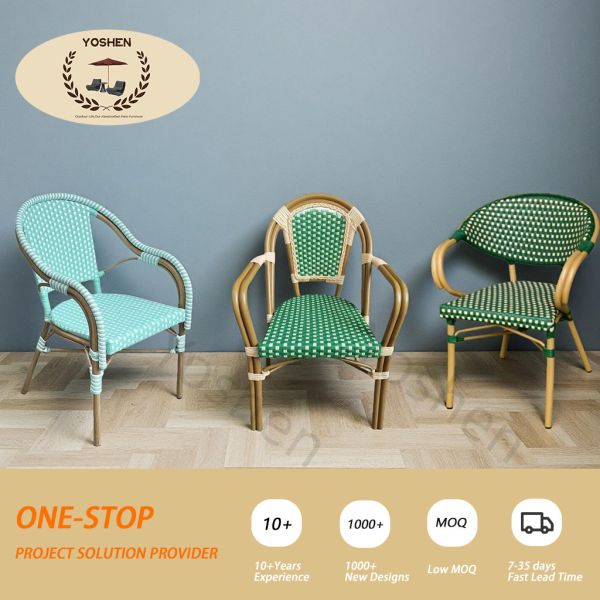 Elegant White French Bistro Chairs White Side Chair for Your Café and Your Restaurants