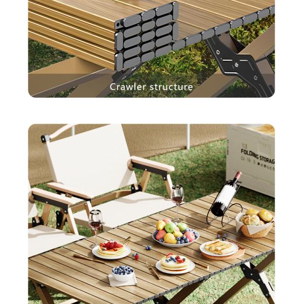 Wood grain finish detail