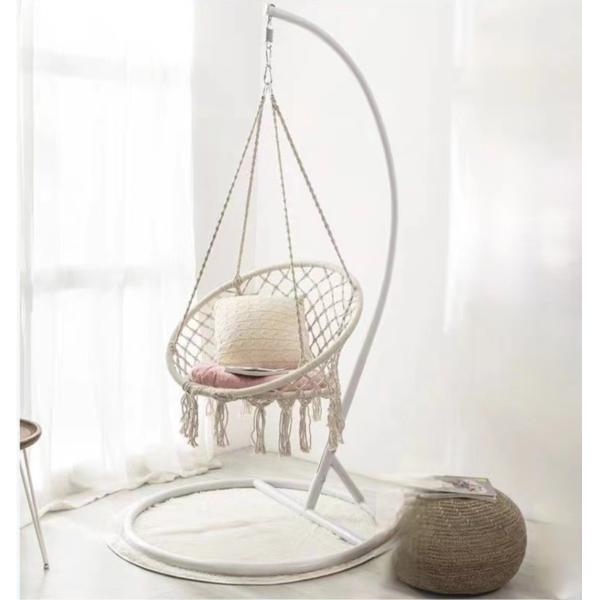 Stain Resistant Hammock Swing Chair Machine Washable Hammock Chair With Tassels