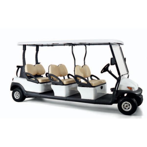 Comfortable Electric 6 Passenger Golf Carts For Mountain Energy Saving