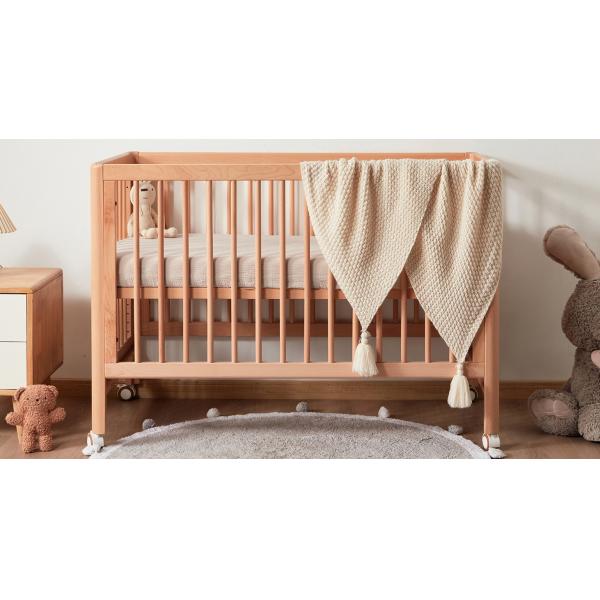 100% Cotton Muslin Bassinet Sheet Baby Crib Sheets Standard For 52*28 Inch