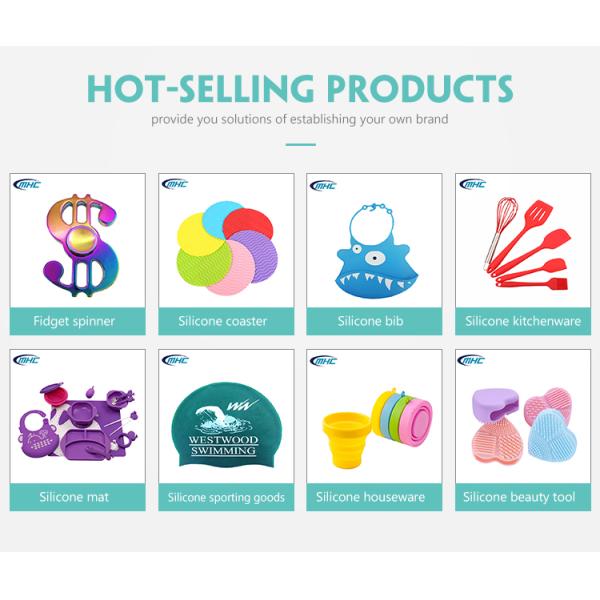 Baby Silicone Products， Food Grade Silicone Hair Shampoo Massage Brush Eco Friendly