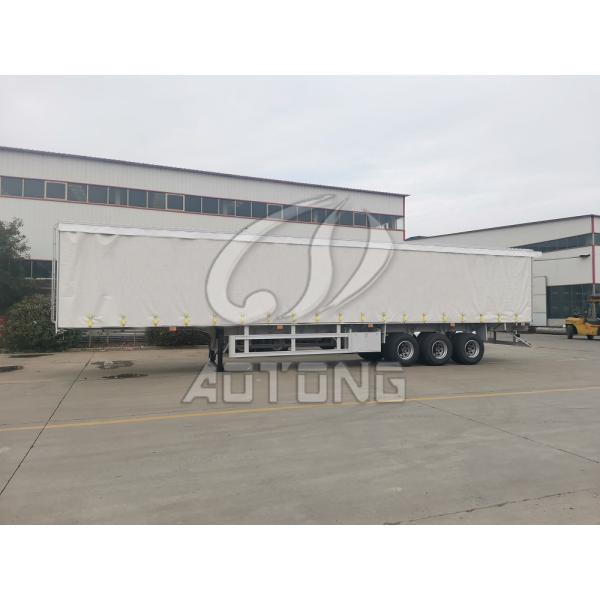 14000mm Curtain Trailer for Russia Market Steel Main Beam 500mm Hight Europe Standard