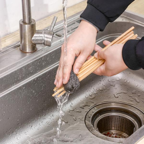 Steel Wool Scrubber With Cleaning Agents For Kitchen Pots Dishes Heavy Duty Wire Cleaning Ball