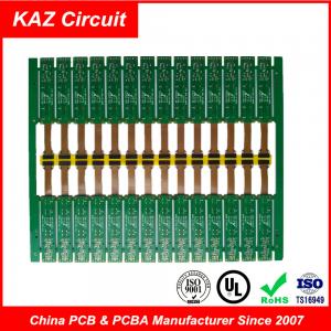 China 2 Layer FR-4 PI ENIG Rigid Flex Circuit Board 1.6mm 1oz Copper Printed Circuit Board PCB on sale