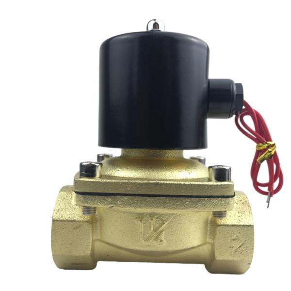 N/O 2W400-40 2 Way 1-1/2" Gas Water Pneumatic Electric Solenoid Valve Water Air Normally Open
