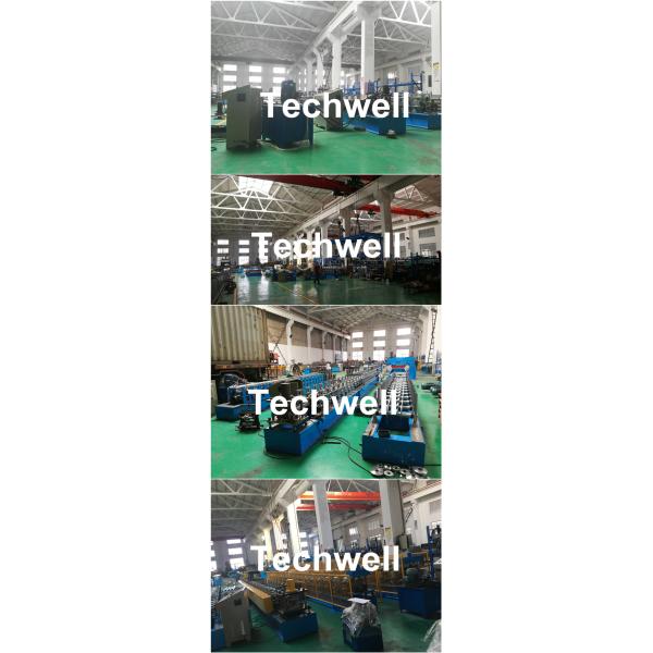 High Frequency PLC Control C / Z Purlin Roll Forming Machine , C Channel Roll Forming Machine