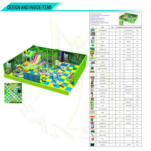 Hansel china playground equipment outdoor wooden kids playhouse indoor play equipment