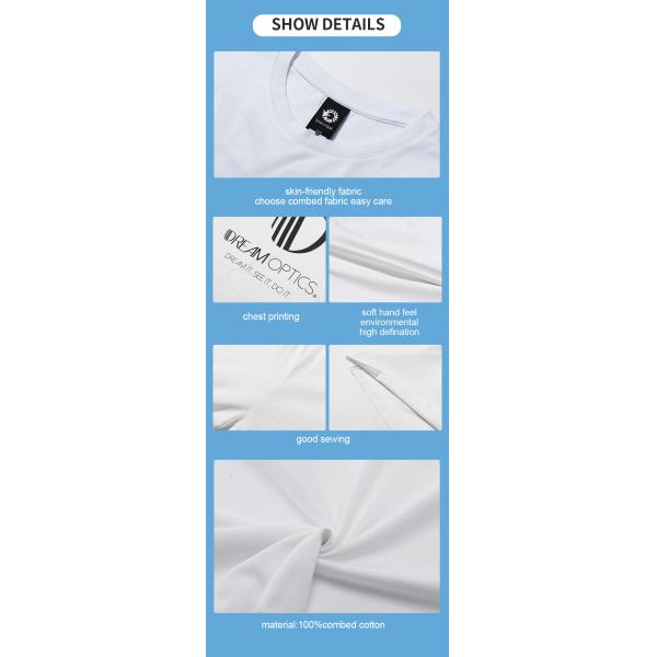 Personalize Your Look with Men's Custom Logo Printing Tshirt and Combed Cotton Fabric