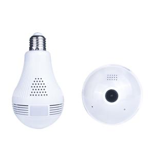 China 360 Degree Wifi Light Bulb Security Camera 960P Panoramic With E27 Lamp Holder on sale